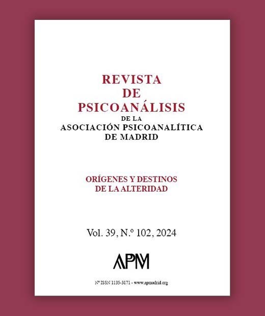 Revista de Psicoanálisis Nº 102. Orígenes y destinos de la alteridad